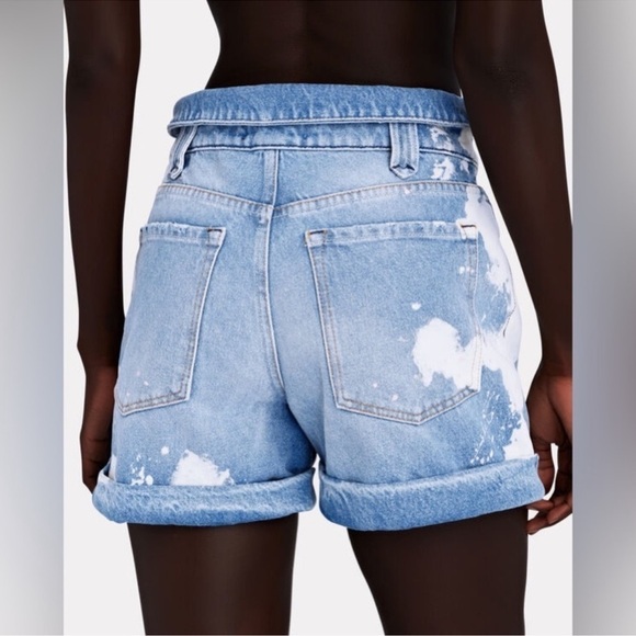 SER.O.YA Retro 90s Style Cass Paper-bag Denim Olympia Bleached Jorts Shorts | 28 - Picture 2 of 13
